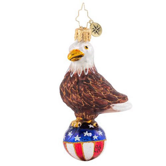 Christopher Radko Stars and Stripes Bald Eagle Ornament