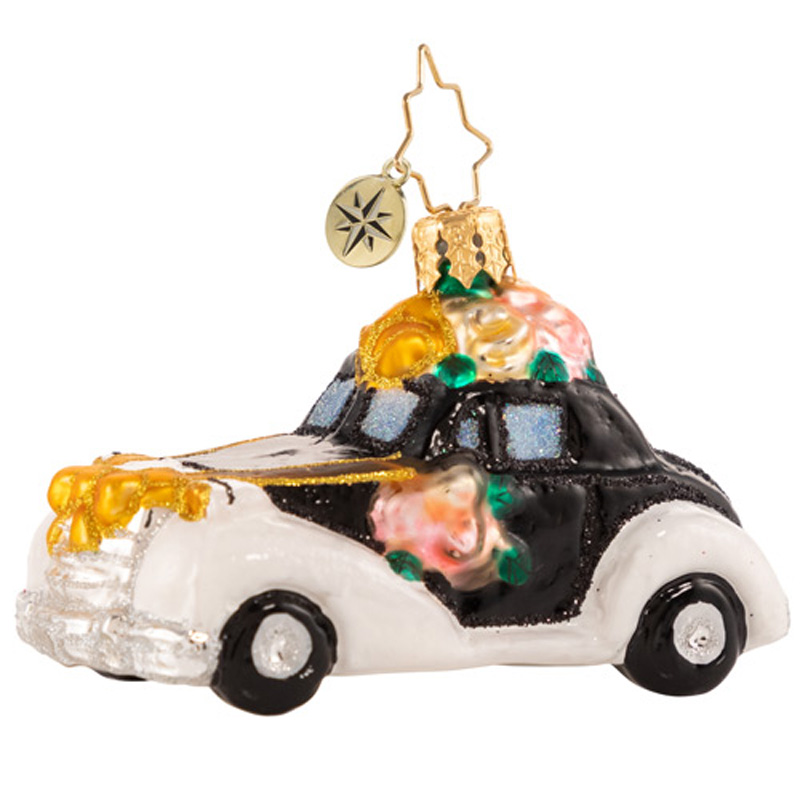 Christopher Radko Love and Carriage Gem Ornament