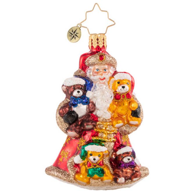 Christopher Radko Flush With Plush Gem Ornaments