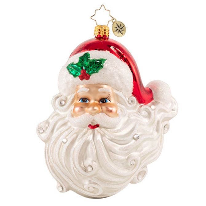 Christopher Radko Jolly With A Dash Of Holly Ornament