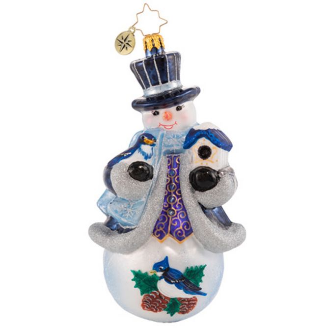 Christopher Radko Spending The Day With Mr. Blue Jay Ornament