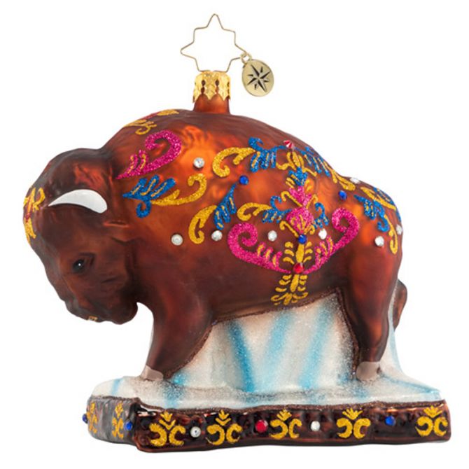 Christopher Radko Most Beauteous Bison Ornament