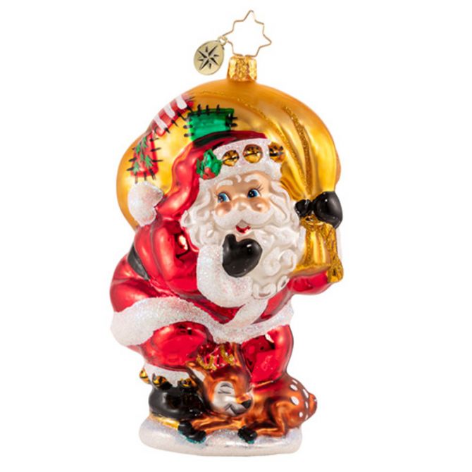 Christopher Radko Shh Don't Wake The Fawn Ornament