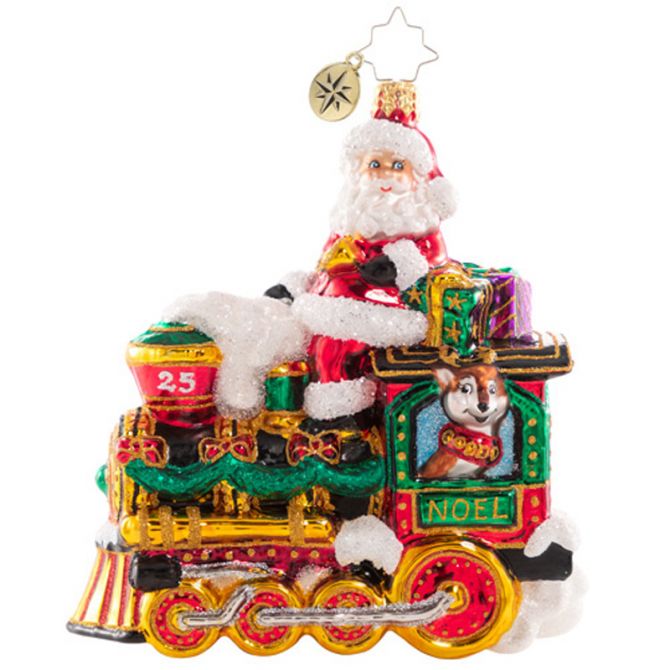Christopher Radko The Fast Track To Christmas Ornament