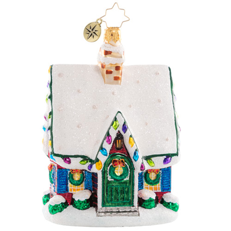 Christopher Radko Adorably Adorned Cottage Ornament