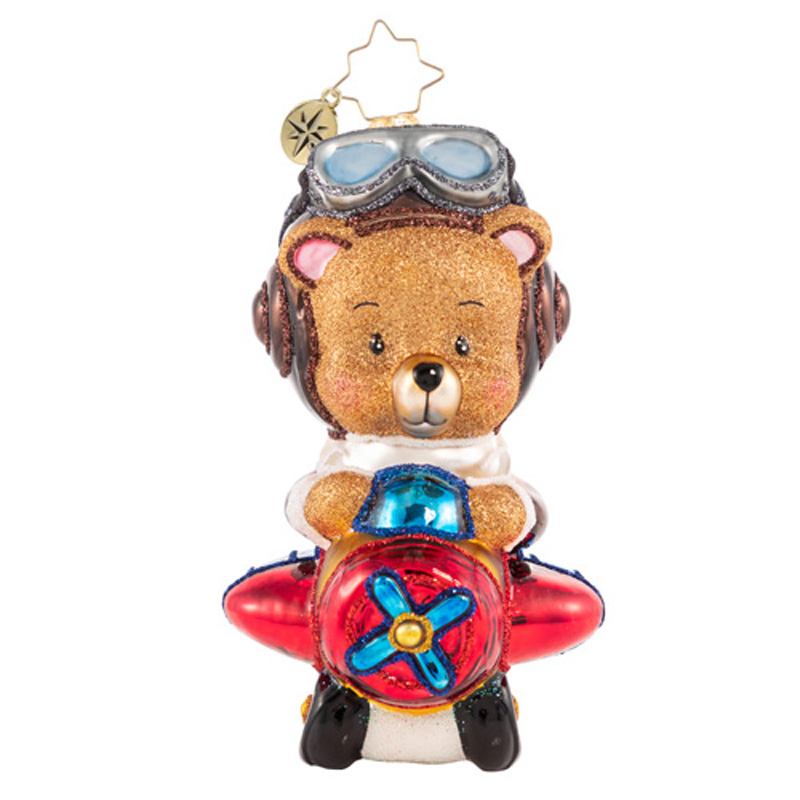 Christopher Radko Soaring To Beary Good Heights Ornament