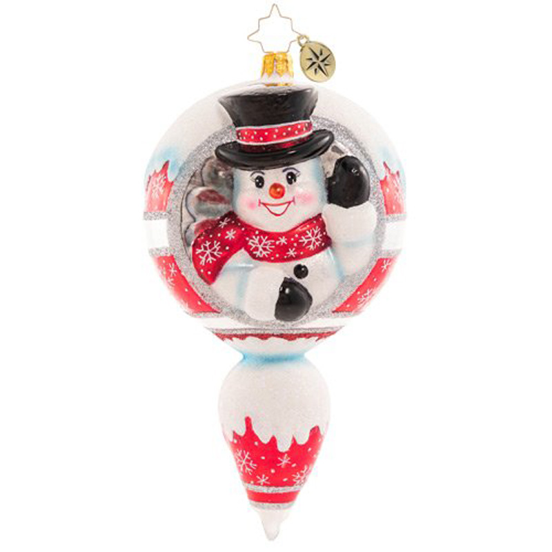 Christopher Radko A Frosty Hello Ornament