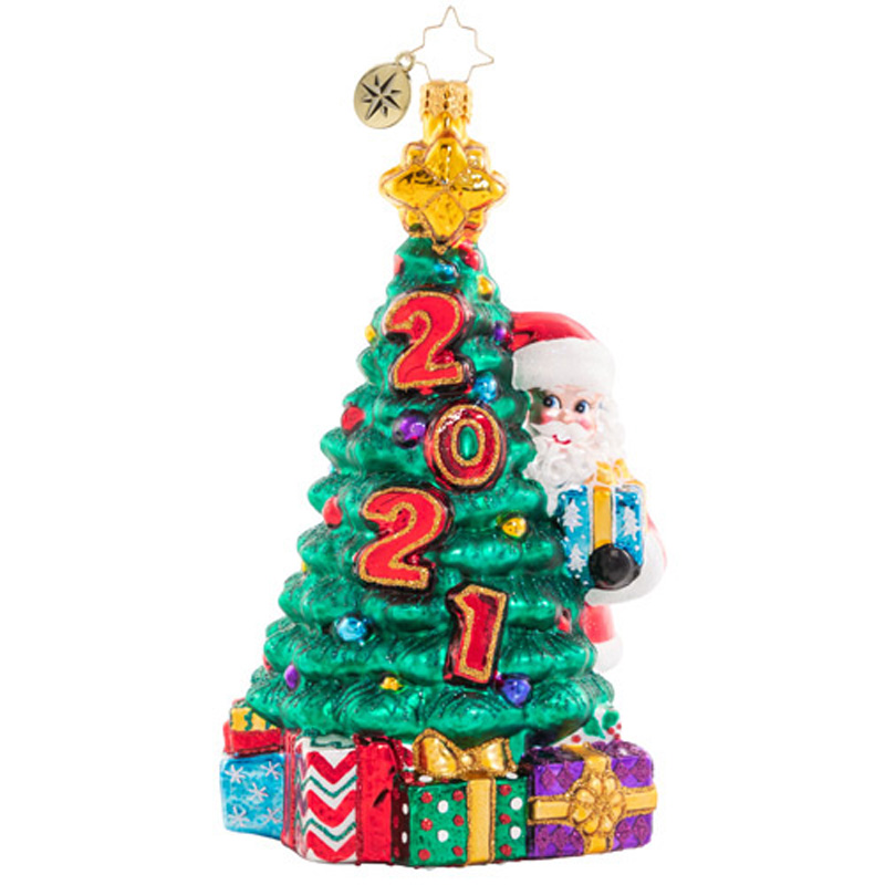 Christopher Radko Peeking Around 2021 Ornament