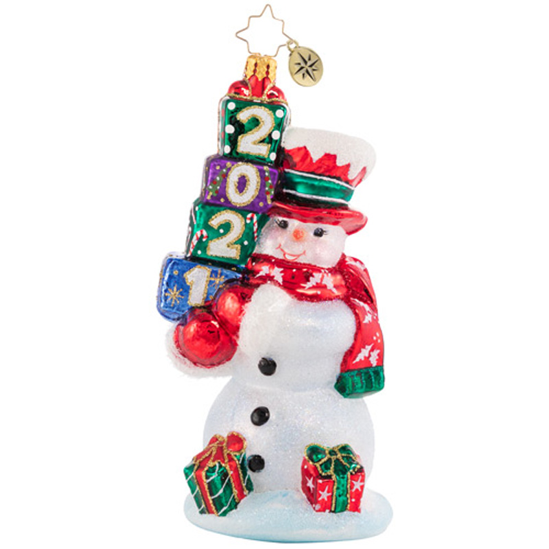 Christopher Radko 2021 Teetering Tower Of Treasures Ornament