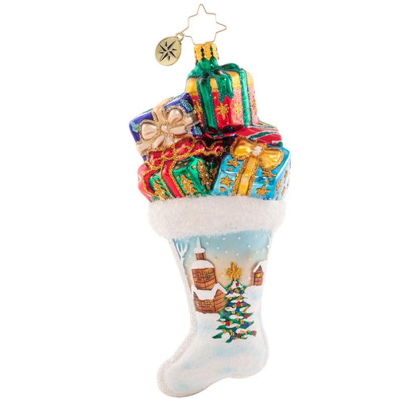 Christopher Radko Snow Dusted Serenity Ornament