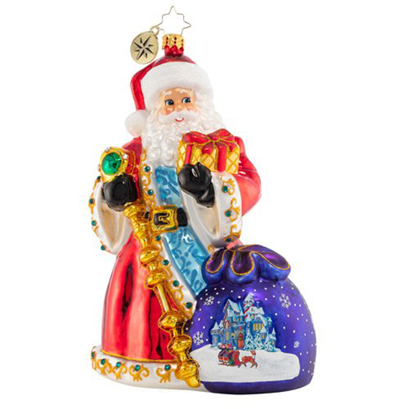 Christopher Radko Twilight Delight Santa Ornament