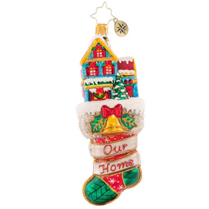 Christopher Radko Merry Home Memories Ornament