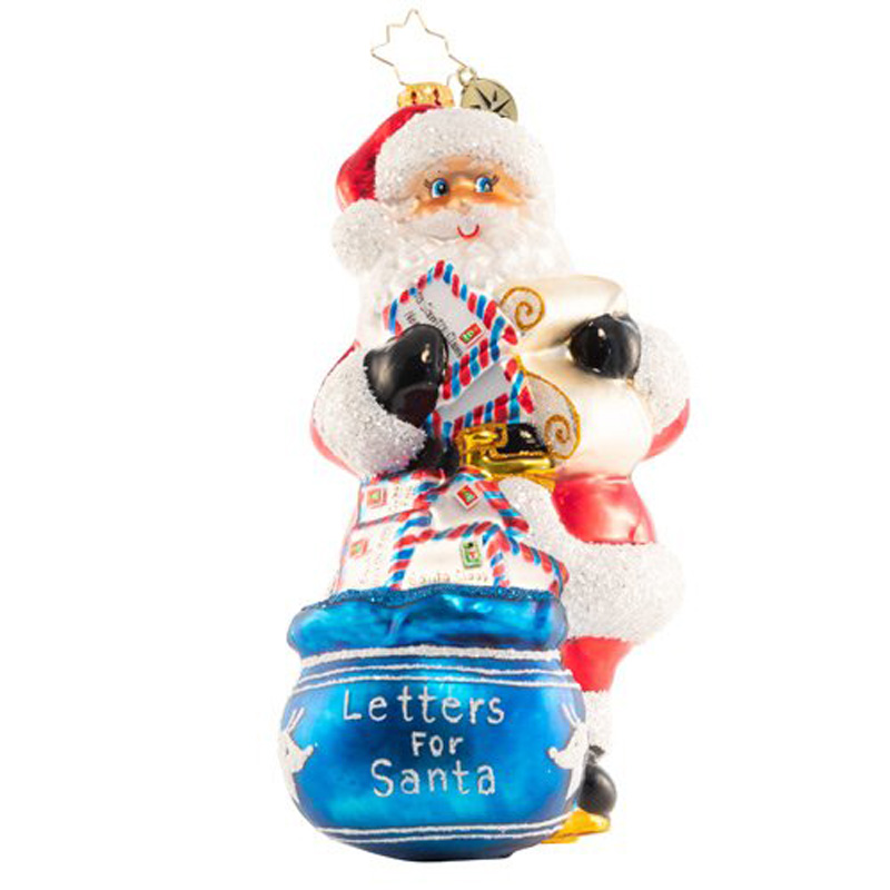 Christopher Radko Notes For Nick Ornament