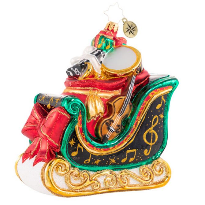 Christopher Radko Sleigh Ride Symphony Ornament