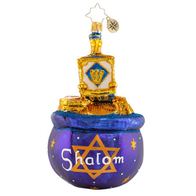 Christopher Radko Dreidel Jackpot Ornament