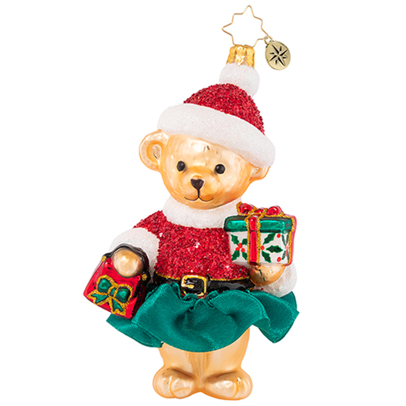 Christopher Radko Ready To Celebrate Muffy Ornament