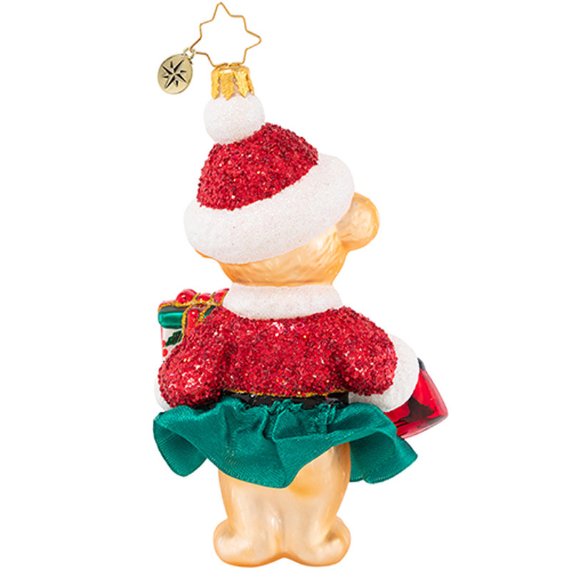 Christopher Radko Ready To Celebrate Muffy Ornament