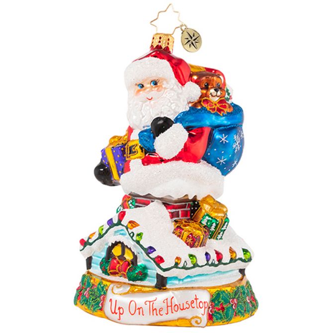 Christopher Radko Rumblings On The Rooftop Ornament