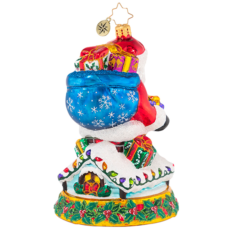 Christopher Radko Rumblings On The Rooftop Ornament