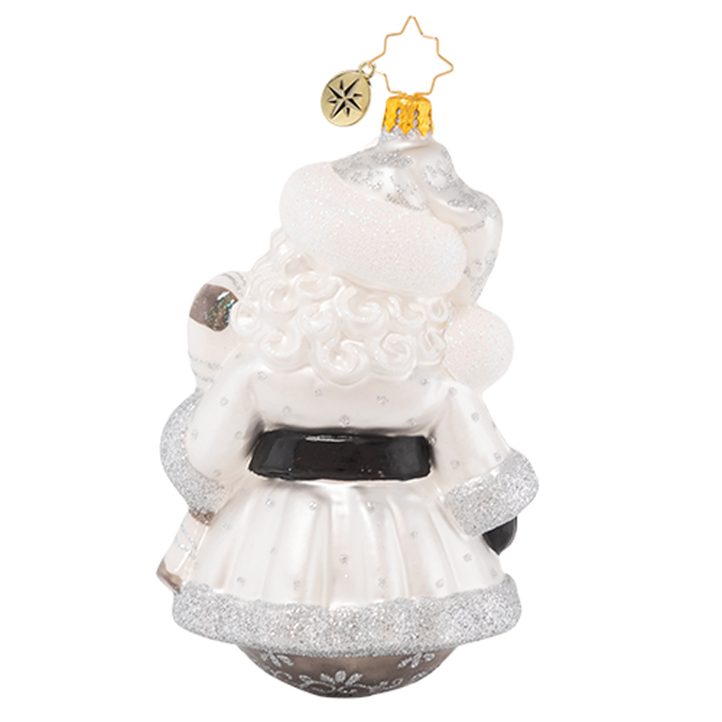 Christopher Radko Silver Bell Soiree Ornament