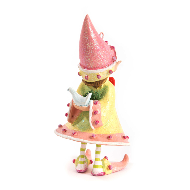 MacKenzie-Childs Patience Brewster Dash Away Cupid's Elf Ornament