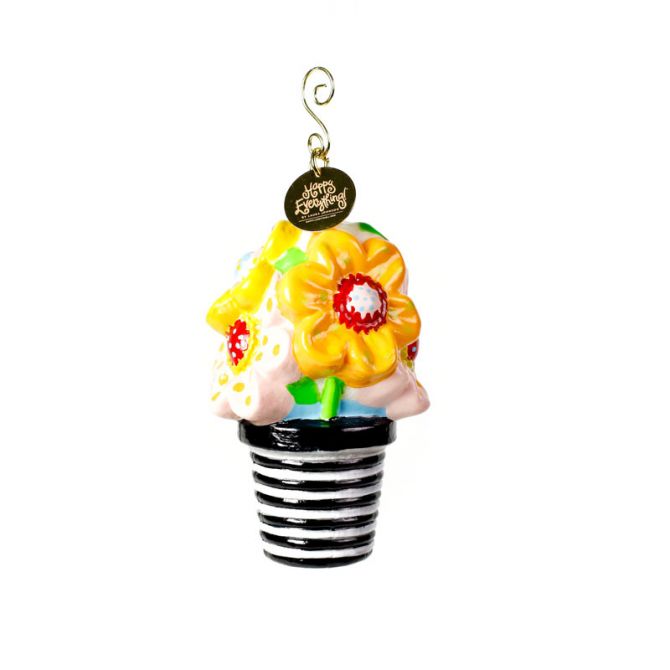 Coton Colors Flowers Ornament