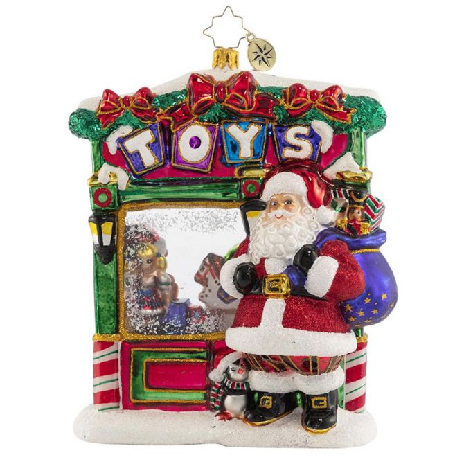 Christopher Radko Tip-Top Toy Shop Ornament