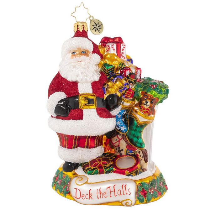 Christopher Radko Masterpiece By The Mantle Ornament