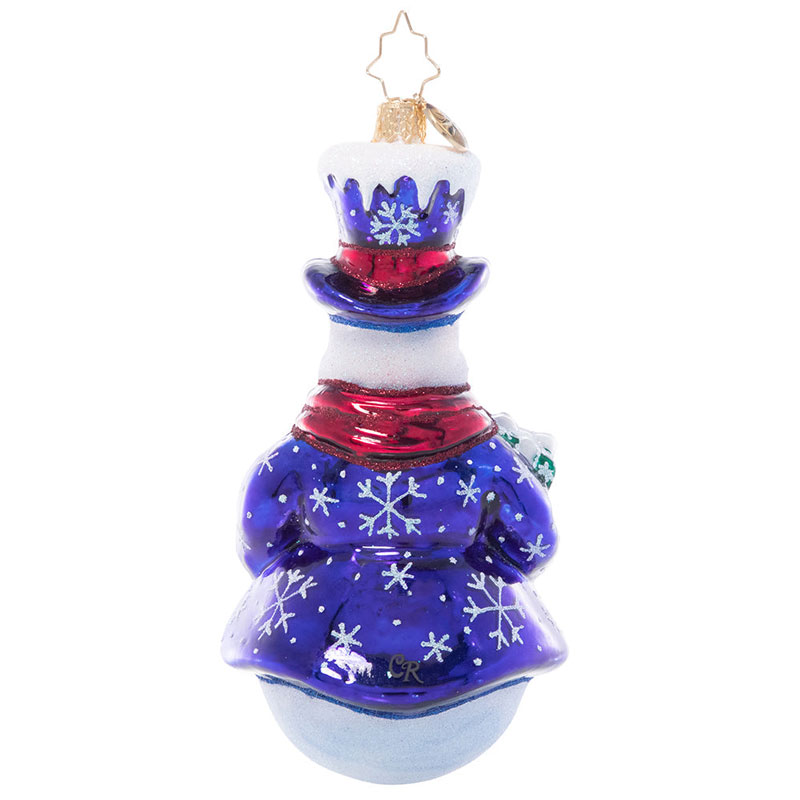 Christopher Radko Holiday Best Snowman Ornament