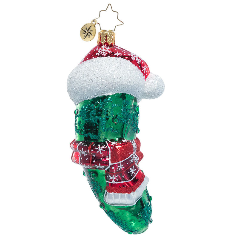 Christopher Radko Chilly Christmas Pickle Ornament