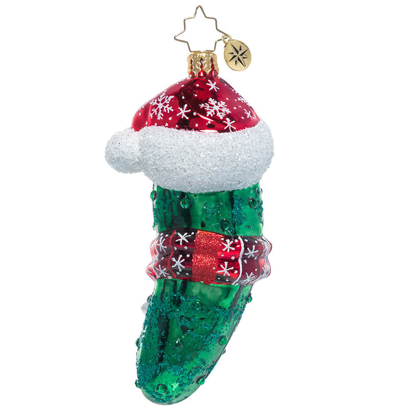 Christopher Radko Chilly Christmas Pickle Ornament