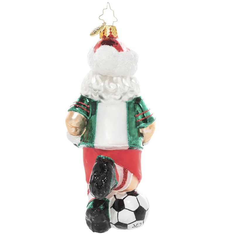 Christopher Radko Kick It Like Kringle Ornament