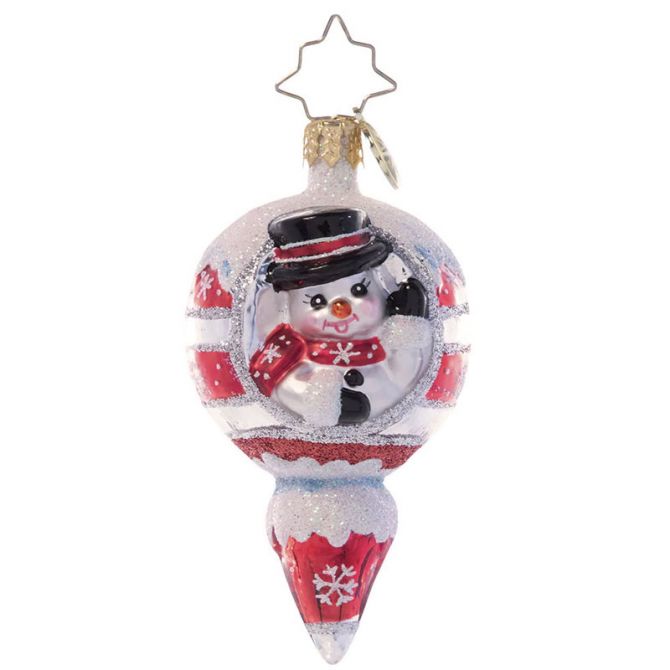 Christopher Radko A Frosty Hello Gem Ornament