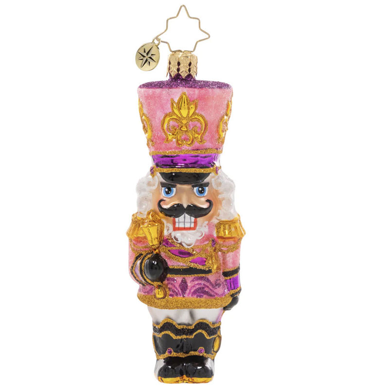 Christopher Radko Flushed With Pink Ornament