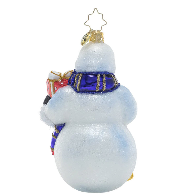 Christopher Radko Smiling Snow Friend Ornament