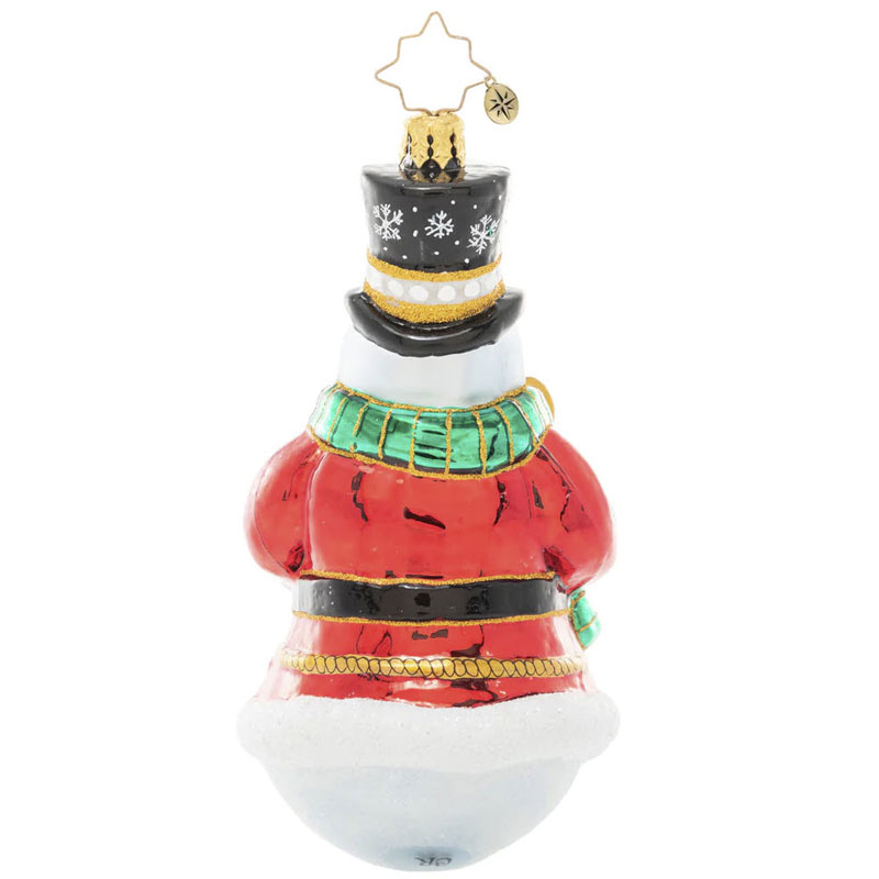Christopher Radko Holiday Splendor Snowman Ornament