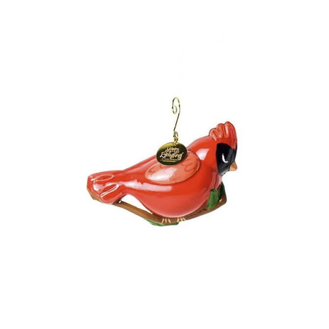 Coton Colors Cardinal Shaped Ornament