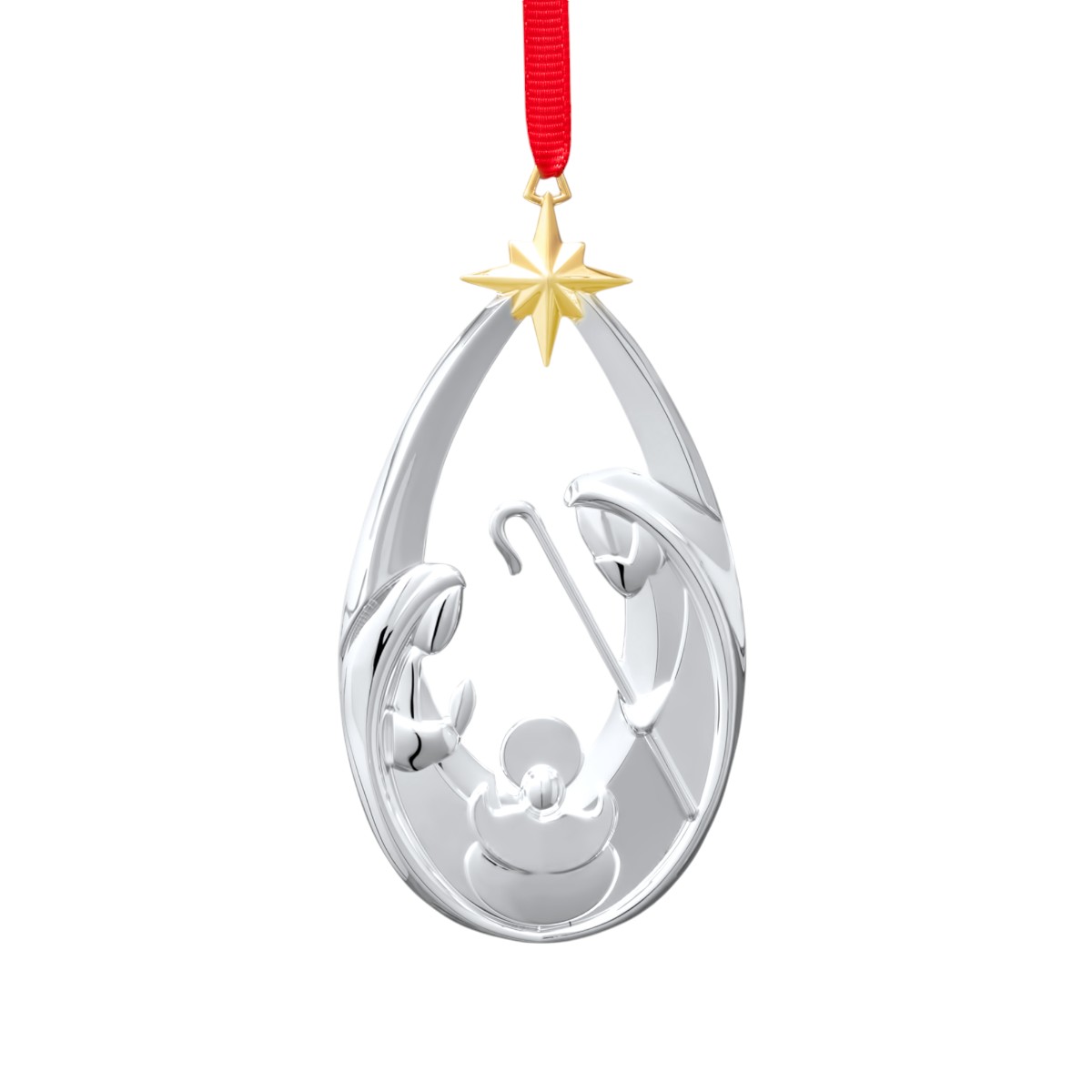 Nambe The Holy Family Ornament