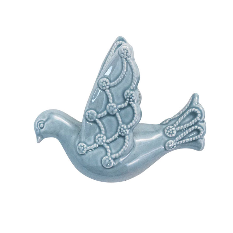 Juliska Berry and Thread Ceramic Dove Ornament, Ice Blue