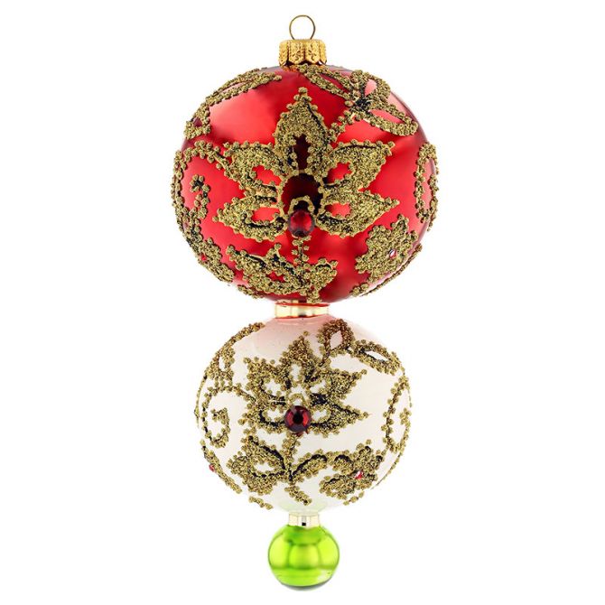 Heartfully Yours Golden Rambler Ornament