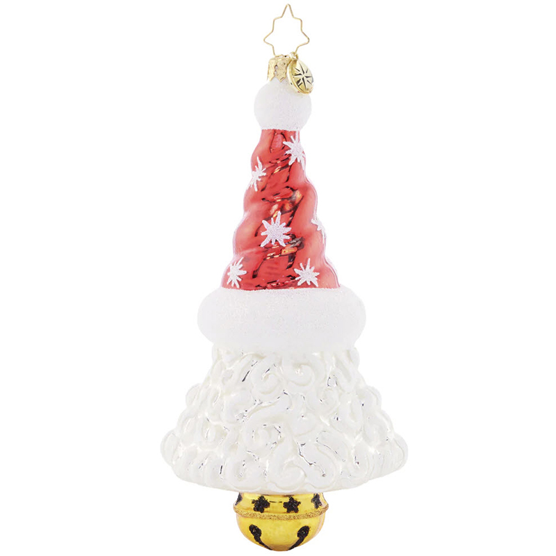 Christopher Radko Sleigh Bell Santa Ornament