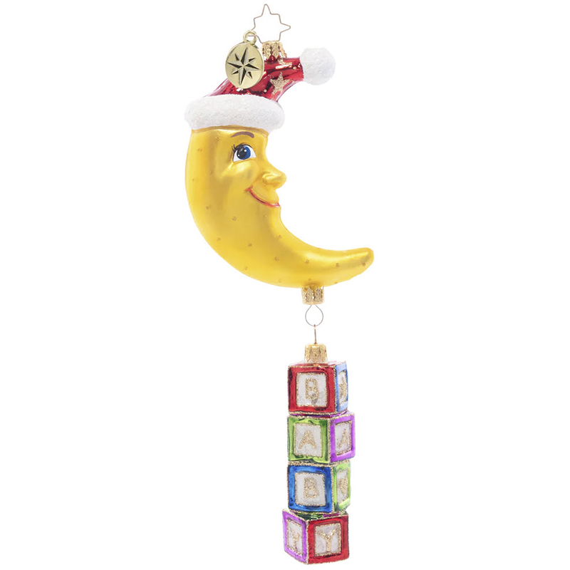 Christopher Radko To The Moon And Back Ornament