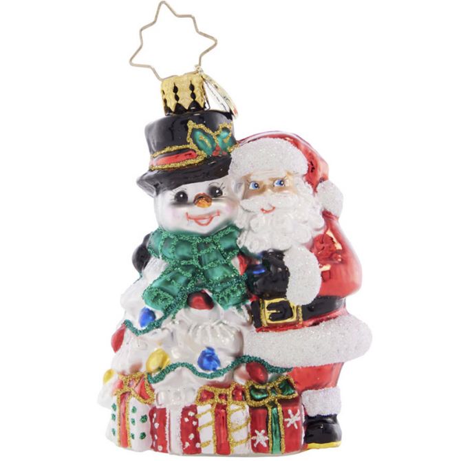Christopher Radko A Frosty Duo Gem Ornament