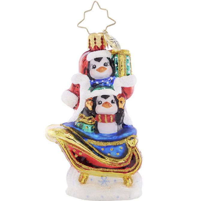 Christopher Radko Silliest Sleigh Ride Gem Ornament