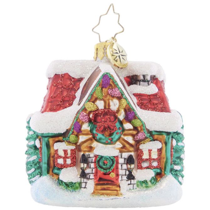 Christopher Radko The Coziest Cottage Gem Ornament
