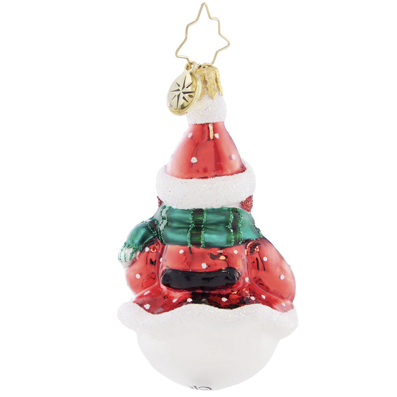 Christopher Radko Holly Jolly Snowman Gem Ornament