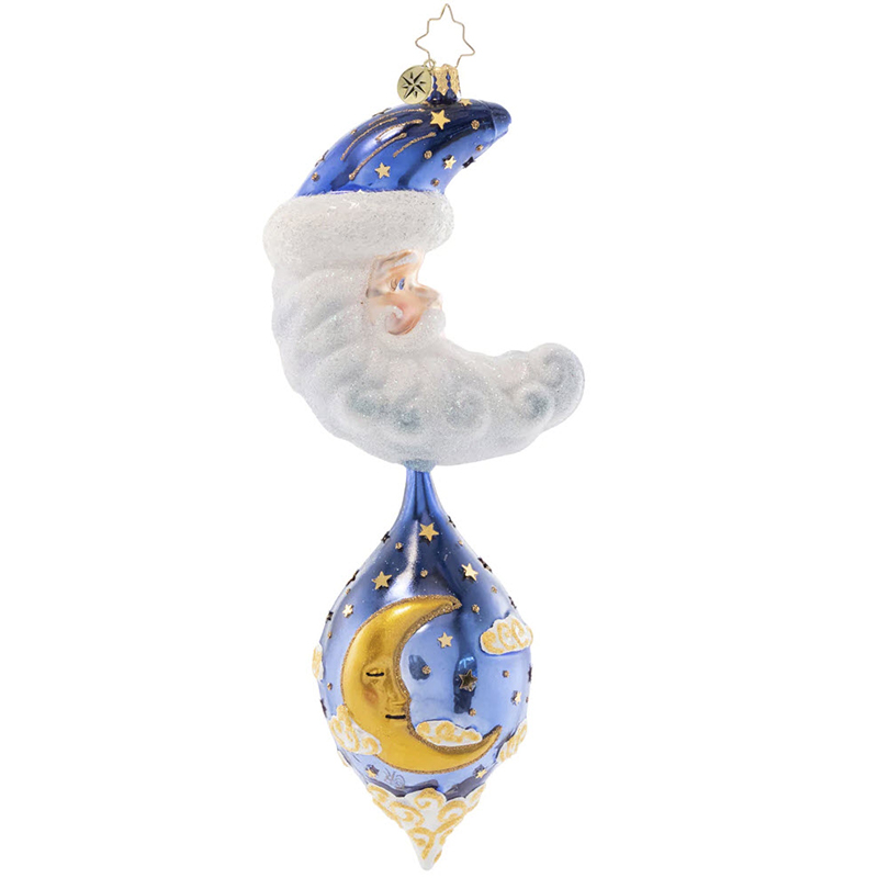 Christopher Radko Daystar Santa Ornament