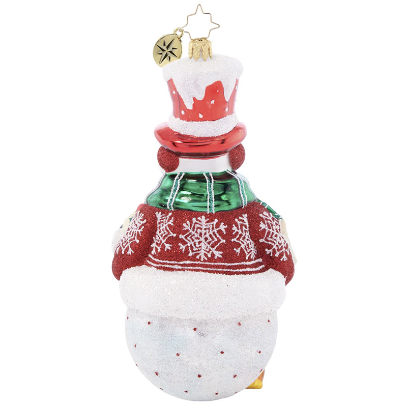 Christopher Radko Christmas Joy Snowman Ornament