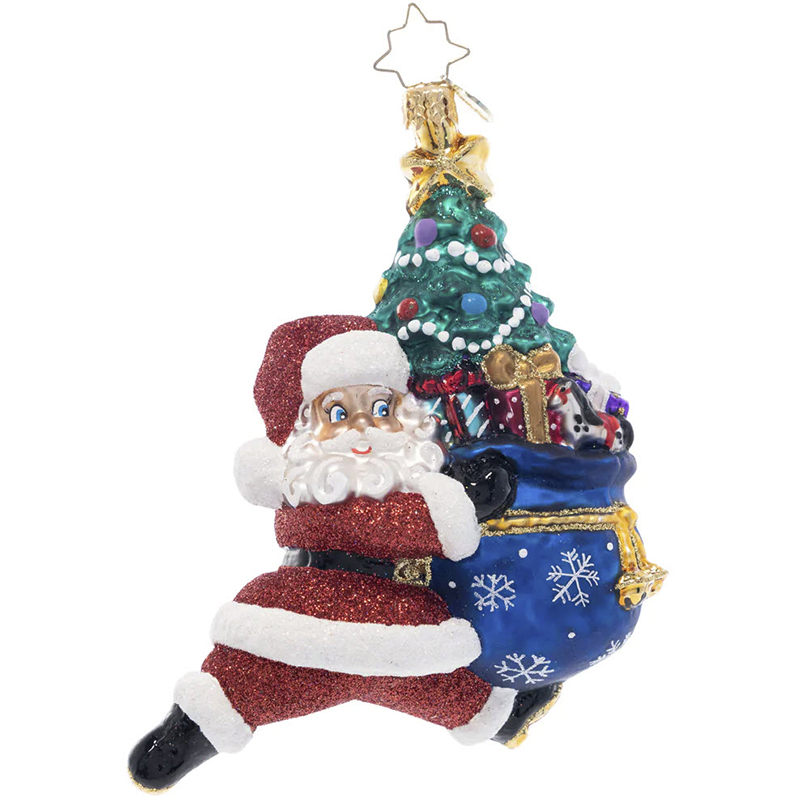 Christopher Radko Santa's Sprint Ornament
