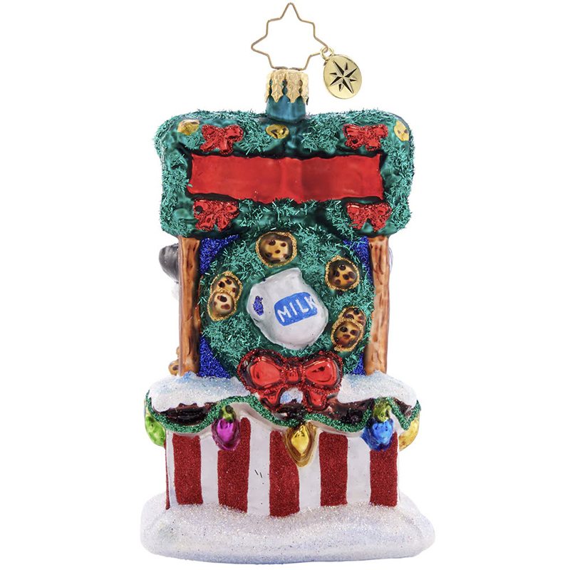 Christopher Radko Santa's Sweet Treat Stand Ornament